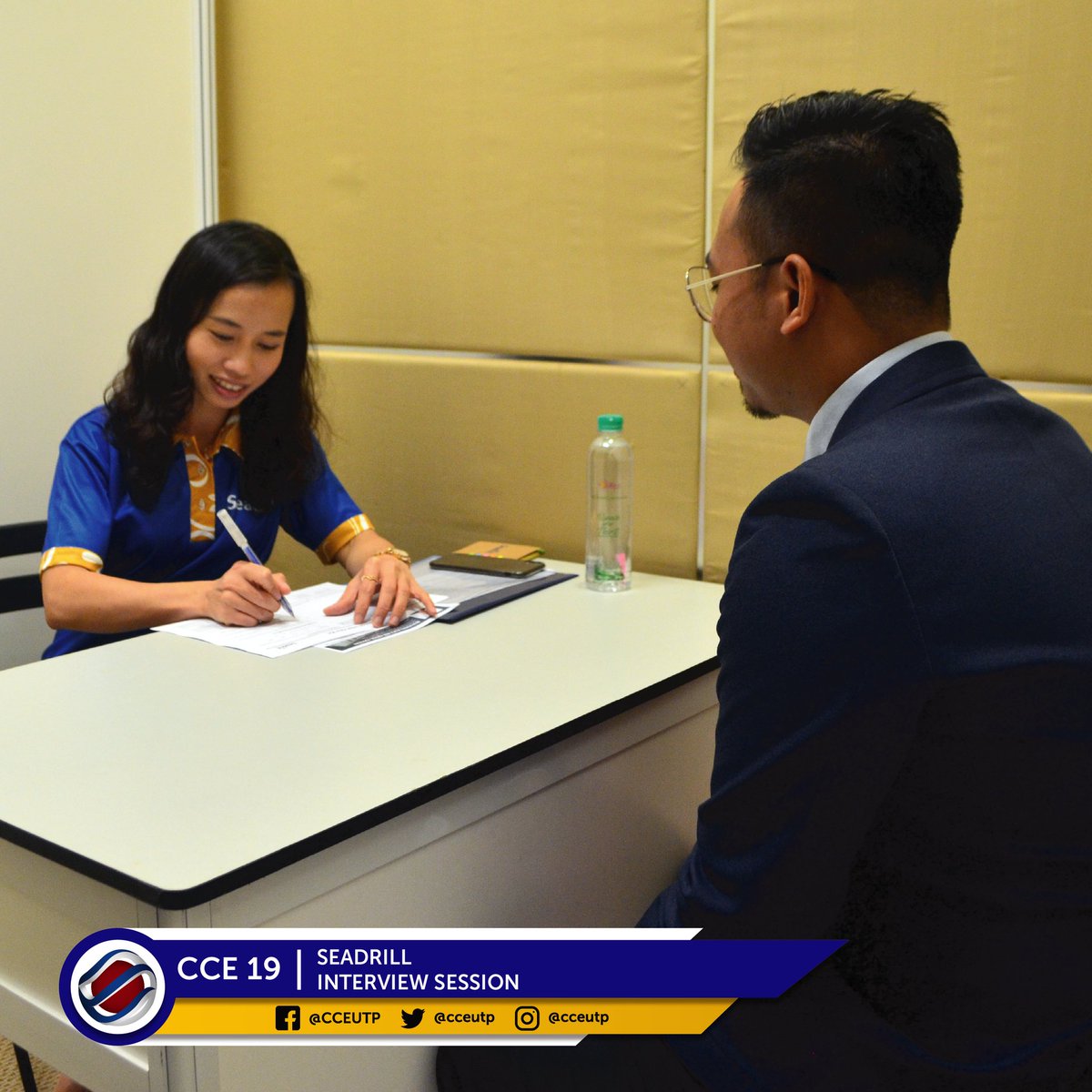 cceutp's tweet photo. ✨[SEADRILL INTERVIEW SESSION LIVE UPDATE]✨

Seadrill interview session is happening now at Seminar Room 4, Undercroft, UTP.

#CCE19 #CCEisHere #UnlockingTruePotential https://t.co/YrOAQsXGwF