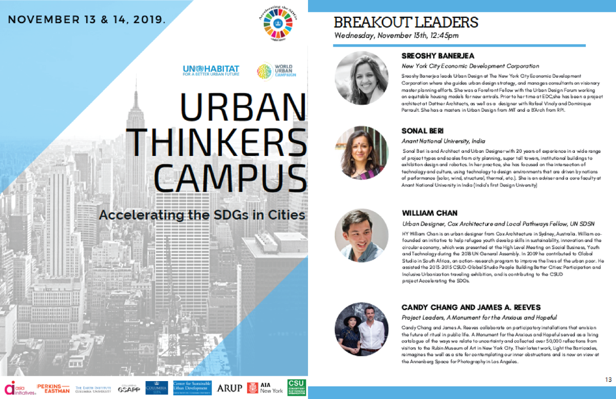 HYWilliamChan's tweet photo. #UTC2019: An insightful week in #NYC facilitating and presenting a breakout session on how we can accelerate the @GlobalGoalsUN #SDGs in our cities at the @UNHABITAT @urbancampaign #UrbanThinkersCampus hosted by @Columbia's @earthinstitute #CSUD and @ColumbiaGSAPP. https://t.co/M2J9Mhfdg7