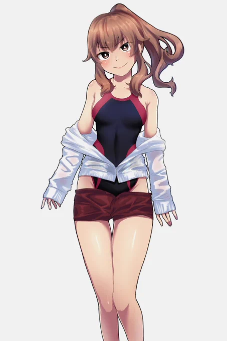 水着フェル隊長ぱっちり目もジト目もどっちもイイ 