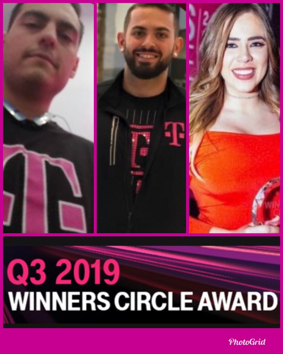 Shout out to Miami South’s @DDubsTMO1 @DavidP_TMO and @valen_londo for achieving Winners Circle for Q3!!! #MiamiSouthStrong #M.I.A #MotivateInspireAchieve @pattyc101 @bnash001 @JonFreier @sandrar0403 @DannyLPTMUS @ArenEscandon @tmobilecareers