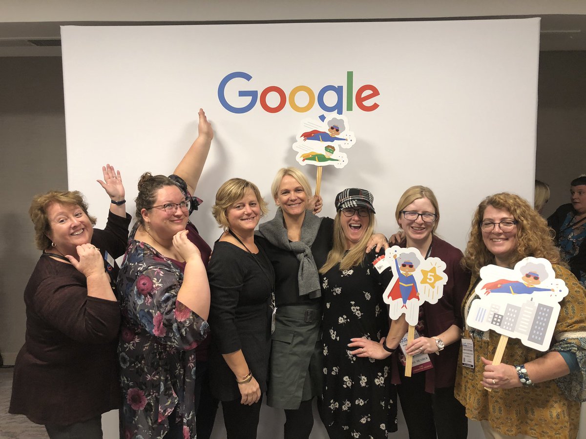 sofferbrarian's tweet image. VT librarians do the Google! #AASL19 #vted #vsla @gileslibrarian @martineguli @meagantowle73 @HappyLibVT @JReedAllen
