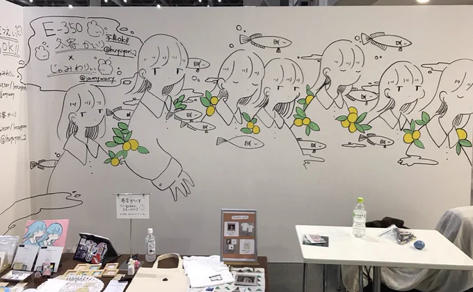 1日目はとりあえずここまで!
今日立ち寄って下さったみなさん、本当にありがとうございました!🙇🏻
ライブペイントとアコースティックの相性がめちゃくちゃ良きな空間でした、引き続き明日もよろしくお願いします!🔅 