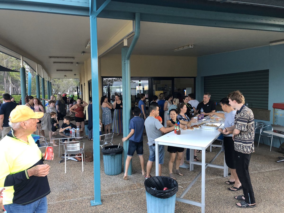 Awesome afternoon at our Bundaberg Campus Life Committee end of year event!! @CQUni #waterslides #sausagesizzle #outdoormovie #popcorn Good times!!