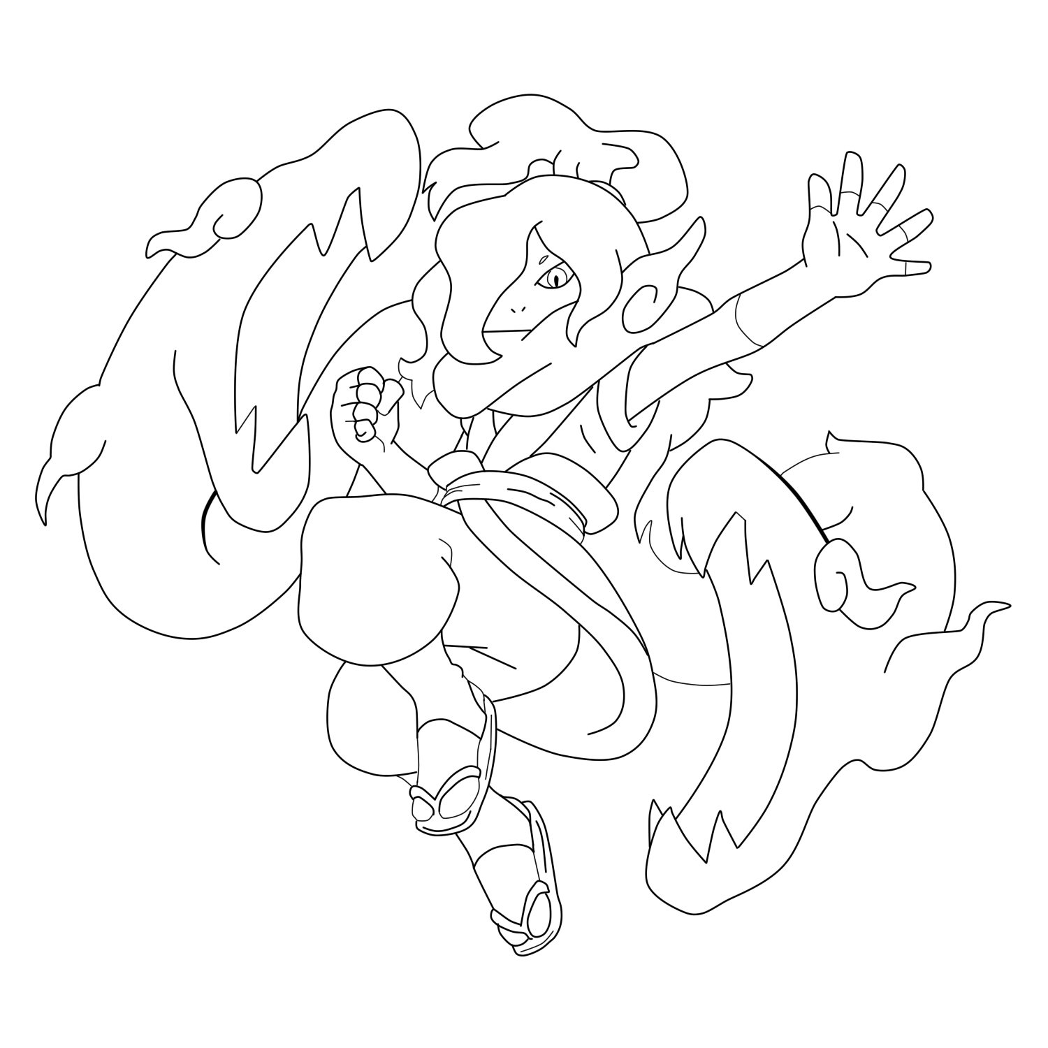 Twitter 上的 りほさんちゃん トレース オロチ 線画 塗り絵 妖怪ウォッチ 描いてみた T Co Ybdeku5cz3 Twitter