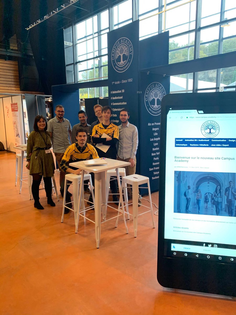 🚀Les étudiants de Campus Academy Nantes vous attendent sur le salon Studyrama😀 
🔎Plus d'infos : zcu.io/EA5V 
#Informatique #Communication #Design #Mode #Audiovisuel #3D #JeuxVideo #eSport #Tourisme #Hôtellerie