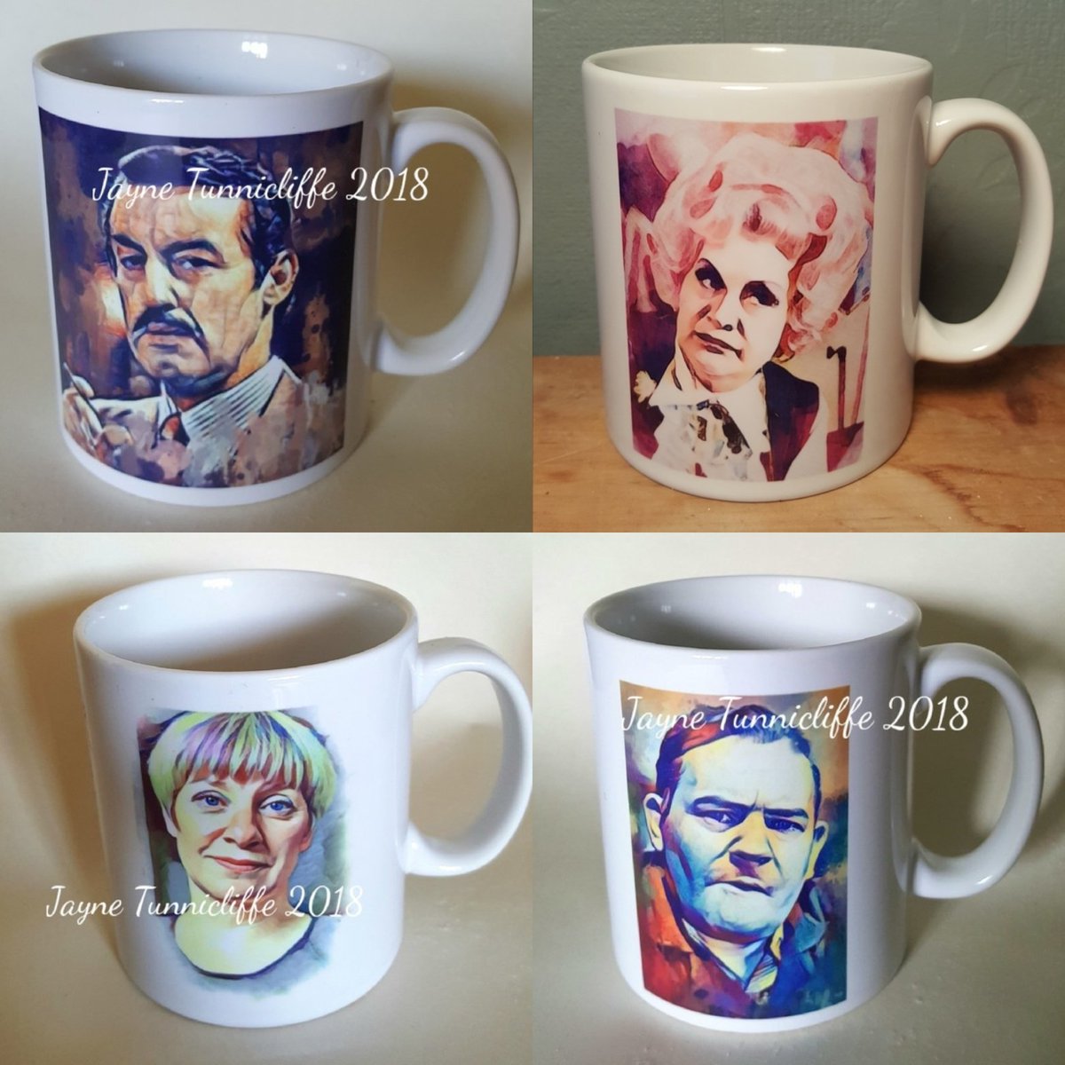Jaynetunners's tweet photo. Soap, sitcom, music and comedy stars - buy boxed mugs exclusively here https://t.co/zj67gIiXmW #gifts #celebritymugs #art #artofcomedy #boxedmugs #giftsforhim #giftsforher https://t.co/bkeSbP9a8n