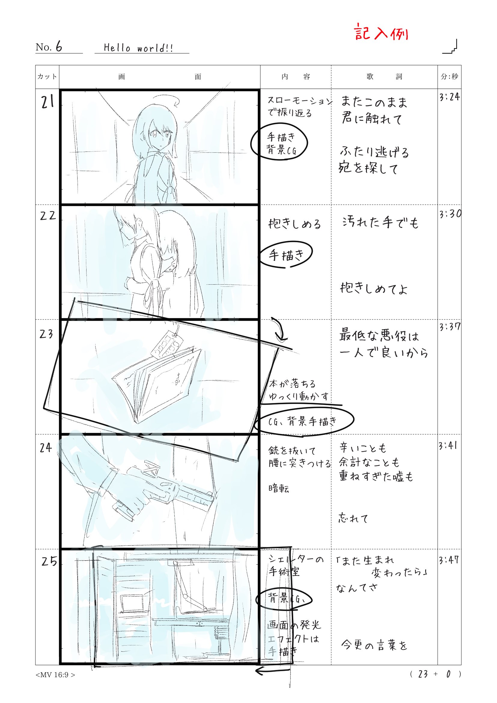 302 Mv用の絵コンテ用紙を作ったので配布します ぜひ活用してみてください T Co 8kxjwscb4d T Co Y7umfjmrii Twitter
