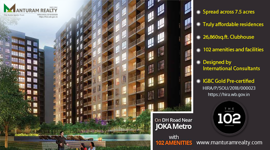 ManturamRealty's tweet photo. #The102 is a long list of invaluable amenities and facilities which are affordable. Located in #Joka, close to educational institutions #IIM, hospitals and the upcoming #JokaMetro.
Call us – 9831079112 or 9831037112
#ManturamRealty #ModernHome #LavishComplex #Realtor #RealEstate https://t.co/roTRbkDWkP