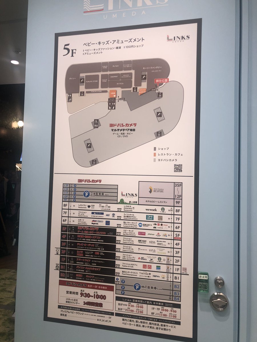 Alwei A Twitter ヨドバシ梅田の中がまためっちゃ変わってる ゲームや玩具が地下から5階へ そして別棟にinks梅田 という新しいエリアが ゲームセンターやダイソーやらめちゃくちゃ色んなもんがある どうやら今日からオープンらしい すごいな