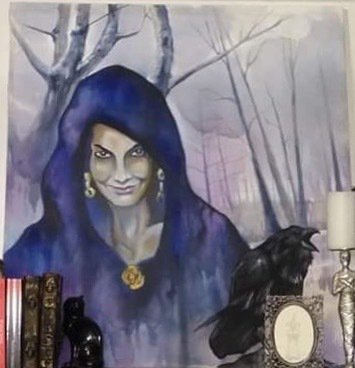 So grateful to #Jacksonville, #Florida #artist Chris King for this rendition of me. I think he captured my #mystical nature quite well here.😉 #wishmastercapes &amp; #costumes of #blueridge, #georgia. #craftsmanship #costume #horror #halloween #comics #comiccon #cosplay #televisi…