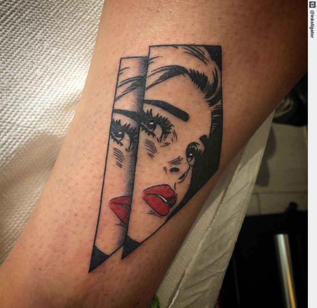 Dark Pop Art Portrait Tattoos by Andrey Volkov  Scene360