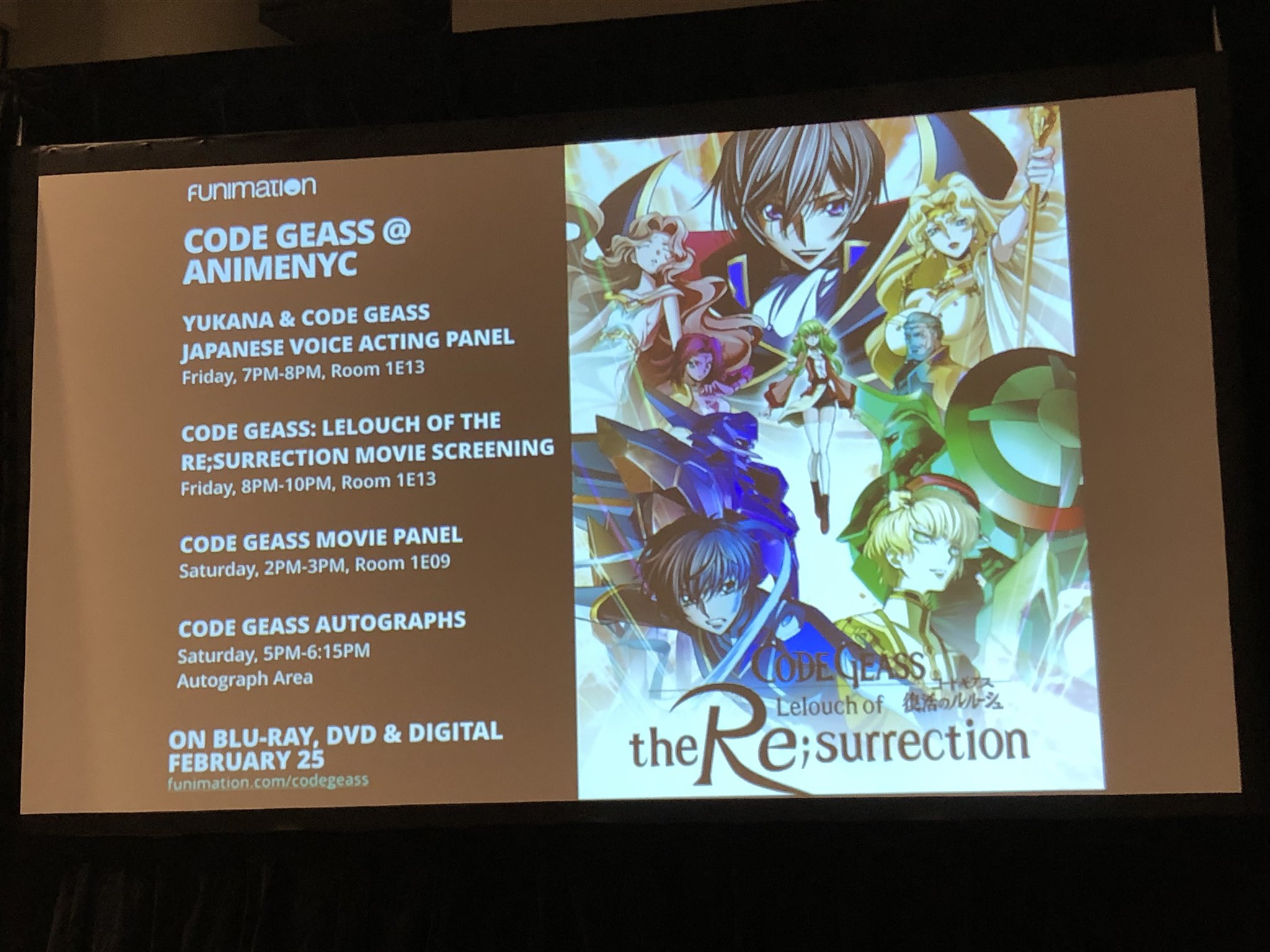 Funimation - Who else is excited? ✨Code Geass: Lelouch of the Resurrection✨