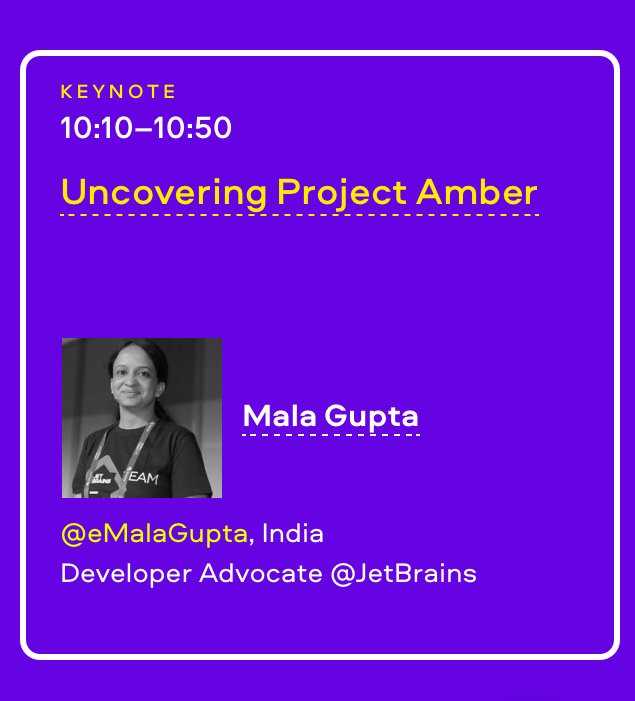eMalaGupta's tweet image. Speaking at @jfuturedev today. 

#JavaAlways