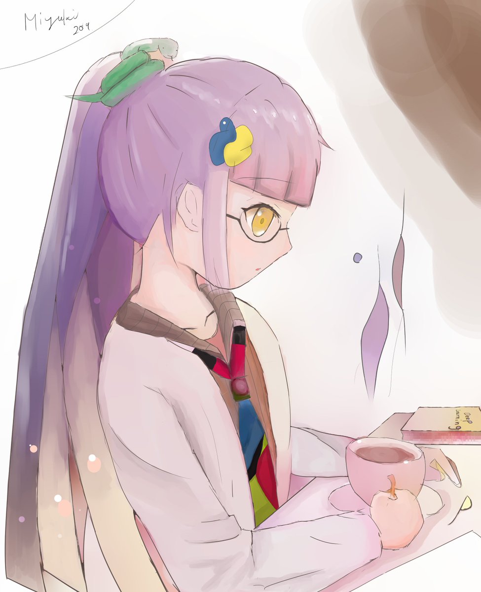 Miyukiumoo's tweet image. #コード学園 のPythonちゃん
#pythonちゃん