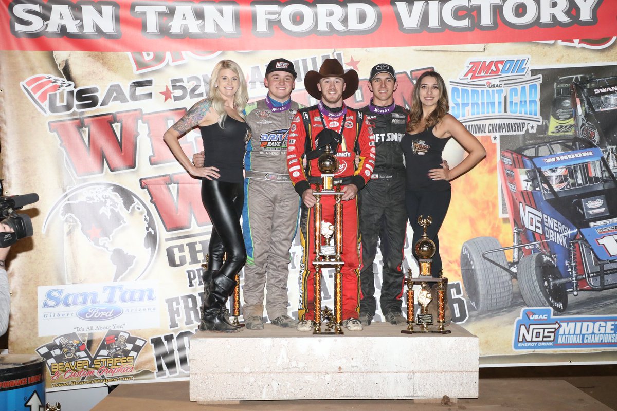 . When you win in Arizona you ride the bull, Thank you <a href="/FKrodends/">Team FK</a>, <a href="/ToyotaRacing/">ToyotaRacingusa2</a>, <a href="/McDonalds/">McDonald's</a>, <a href="/drpepper/">Dr Pepper</a>, <a href="/Mobil1/">Mobil 1</a> and so many others. #WesternWorld #Toyota #TeamPetry #USAC