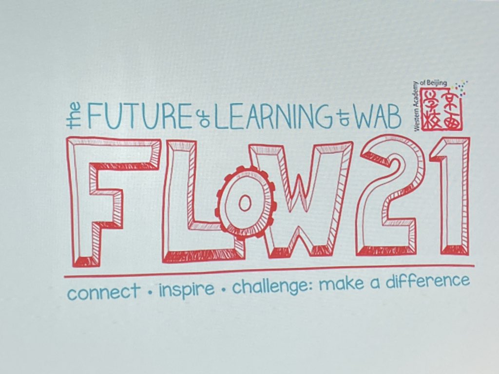 KristinASimmers's tweet photo. Excited to learn more about #flow21 from @johndarcy at @FutureOfEduNow @WAB_LIVE ! Last day and it’s been good to the last drop! https://t.co/13x4ySpLii