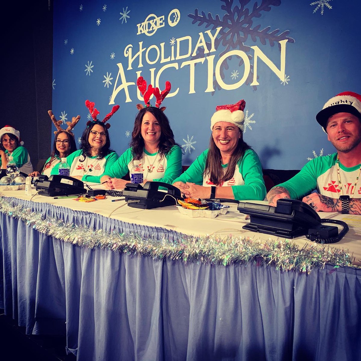 Team #ReddingRancheria answering phones for the KIXE  Holiday Auction! #proudtoplayourpart