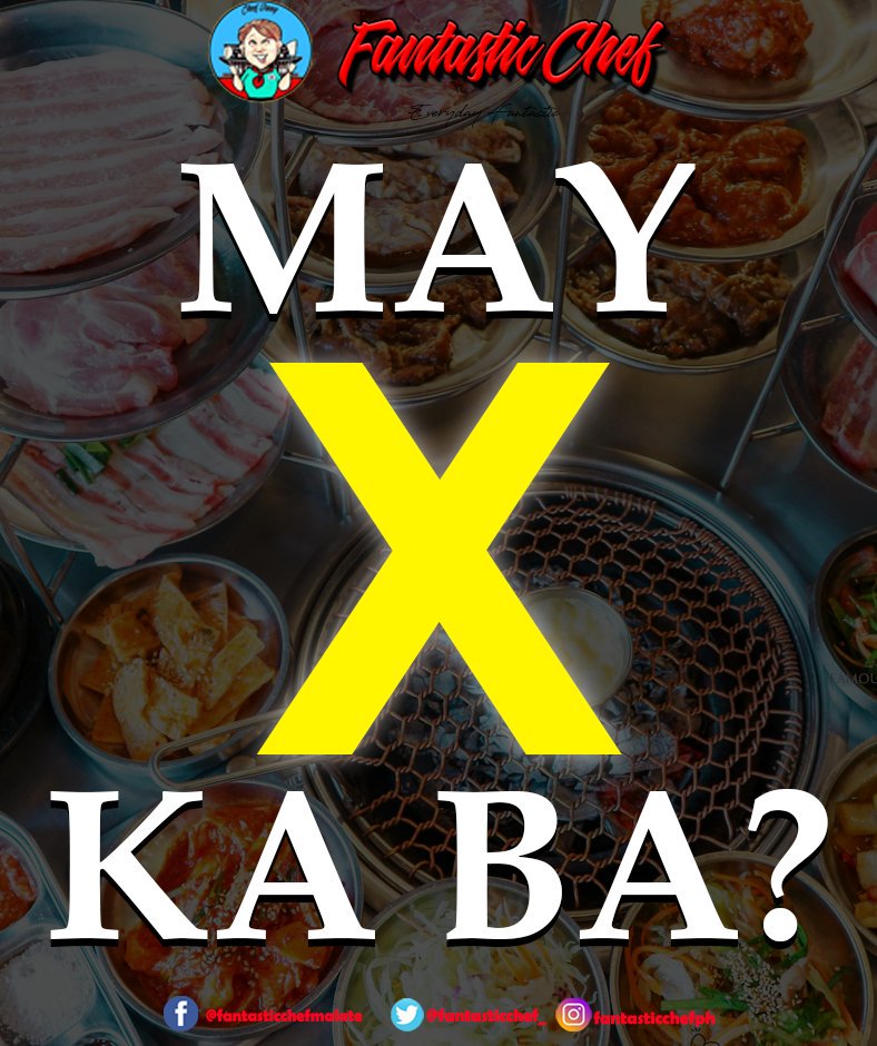 FantasticChef_'s tweet photo. MAY “X” KA BA?

ALL NAMES WITH LETTER “X” WILL BE GIVEN A FREE MEAL!!.
as long as they are accompanied by 2 full paying adults.

PROMO RUNS FROM NOVEMBER 18-24, 2019.

Like and Follow our Facebook Page for more updates

Visit Fantastic Chef Now! https://t.co/dIed89r5GL