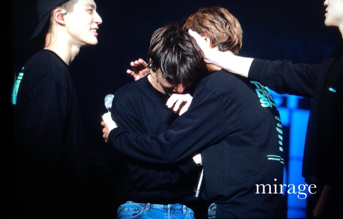 haechan is a caring hyung, he teases his younger members but also cares about them a lot. He was comforting jisung and even cried with him, he always got his back during the concert