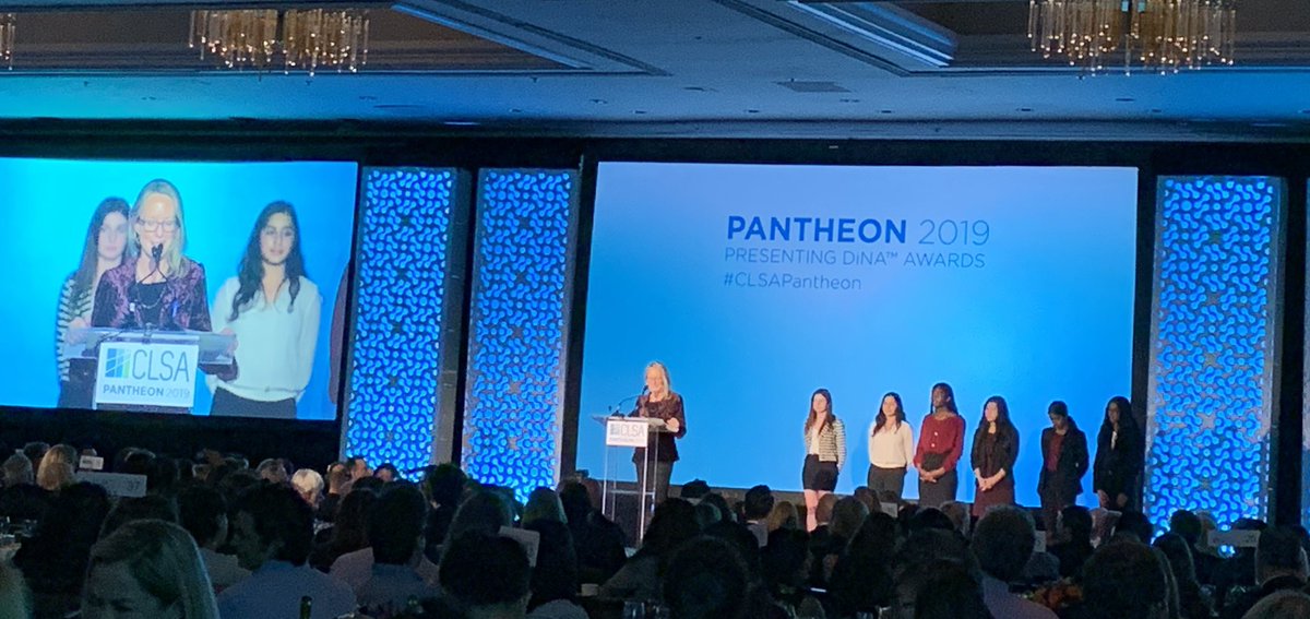 What a joy to be at the 16th Annual Pantheon DiNA Awards and honor California innovators making a difference in the global life sciences industry. Best of all is hearing from the <a href="/NexGeneGirls/">NexGeneGirls</a>- outstanding young female entrepreneurs making strides! #CLSAPantheon