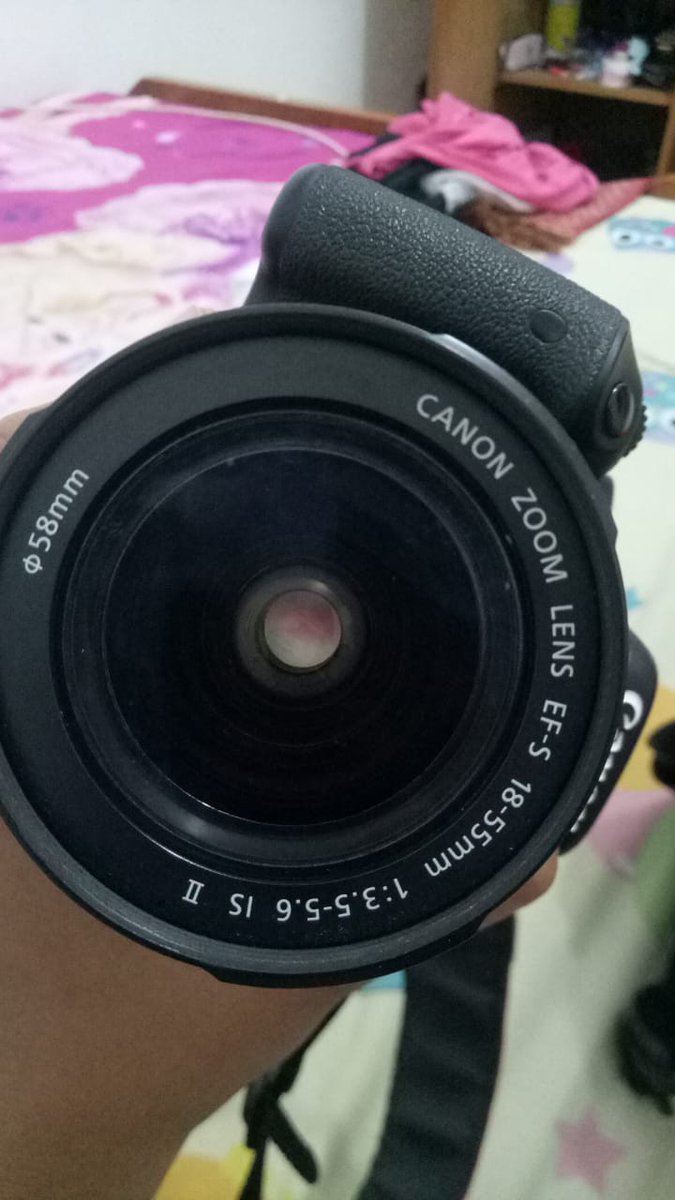 Lensa berjamur?
Sini kita service