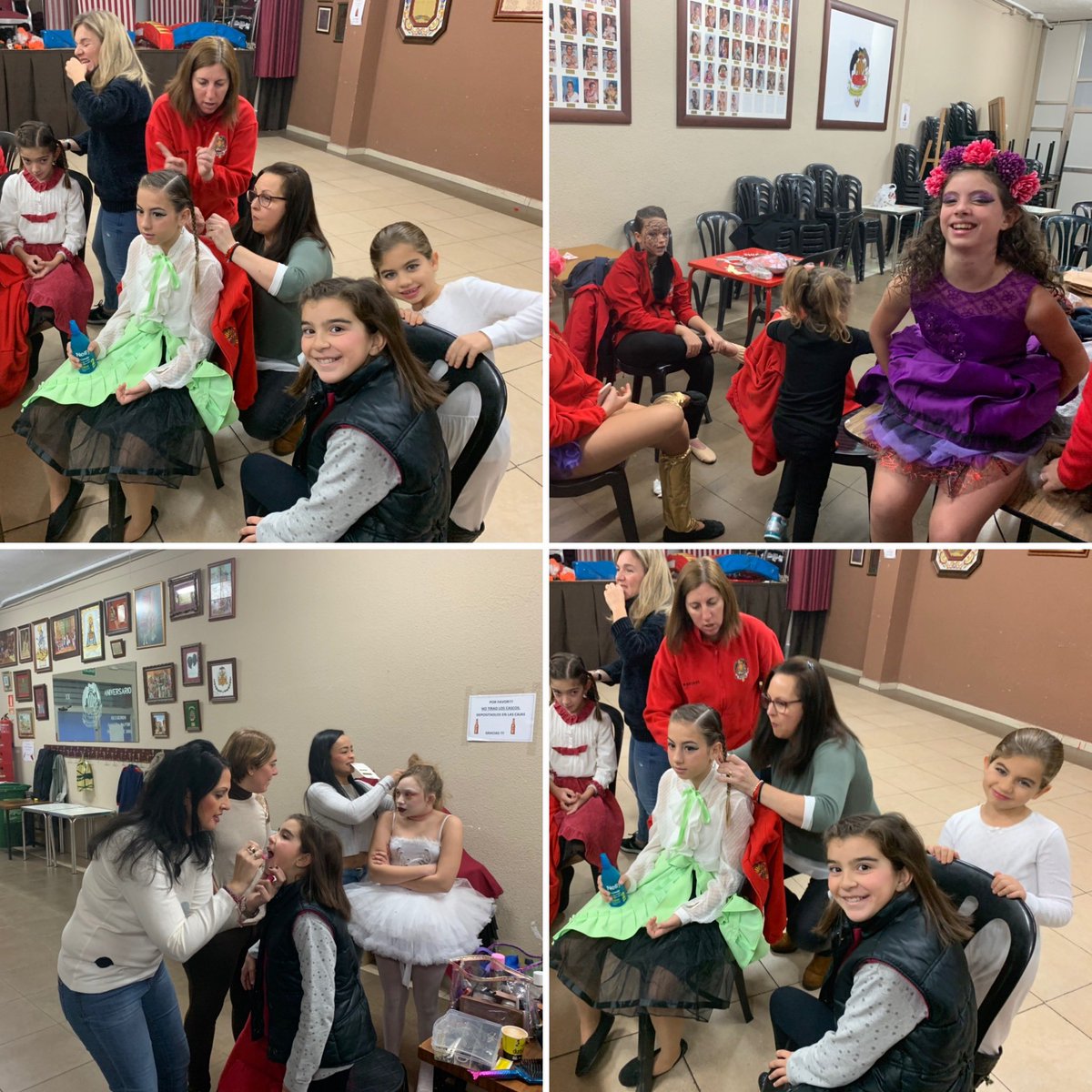 FallaFontanars's tweet image. Nuestros pequeños artistas preparándose para el gran día Final #Playbacks19 #Fallas20 #JuntsMolemMés