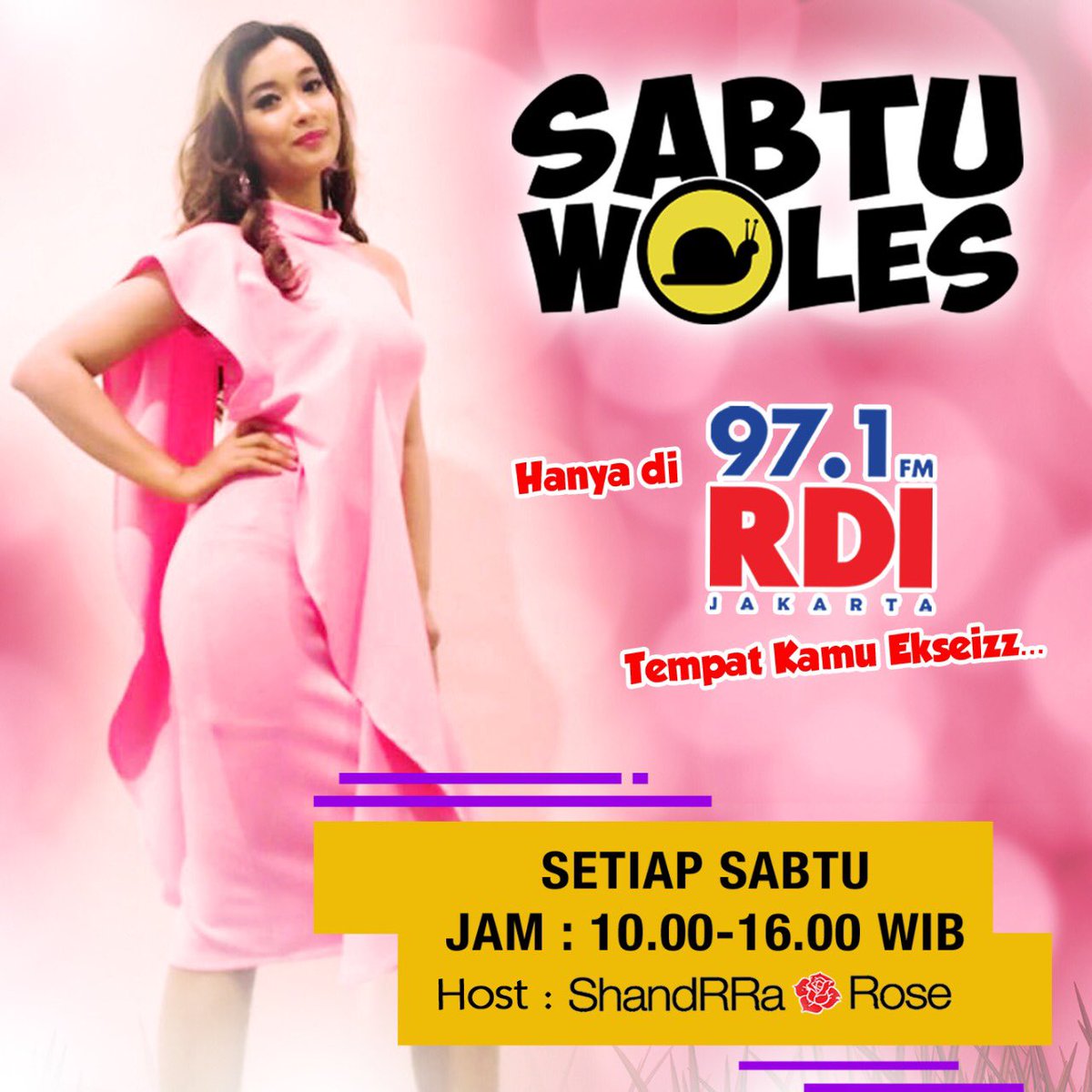 Sampai jam 4 nih, yuk merapat #SabtuWoles <a href="/rdi971/">97.1 FM RADIO RDI JKT</a> Happy Weekend, Guyyssss!!!!!