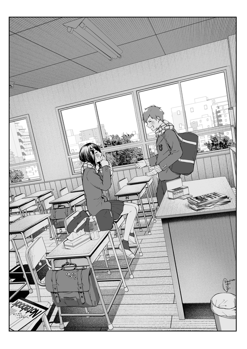 jorori_jorori's tweet photo. 「転校前夜、キミと。」 https://t.co/ZyefNCKPYG