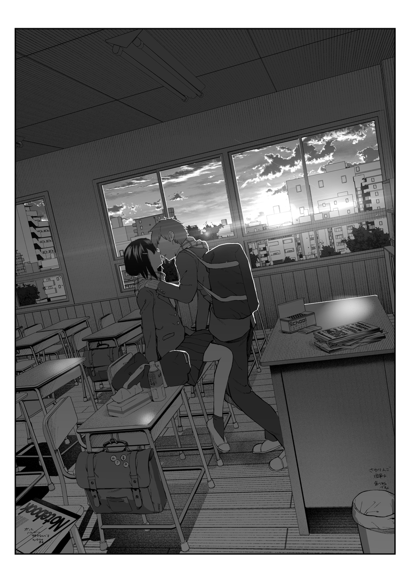 jorori_jorori's tweet photo. 「転校前夜、キミと。」 https://t.co/ZyefNCKPYG