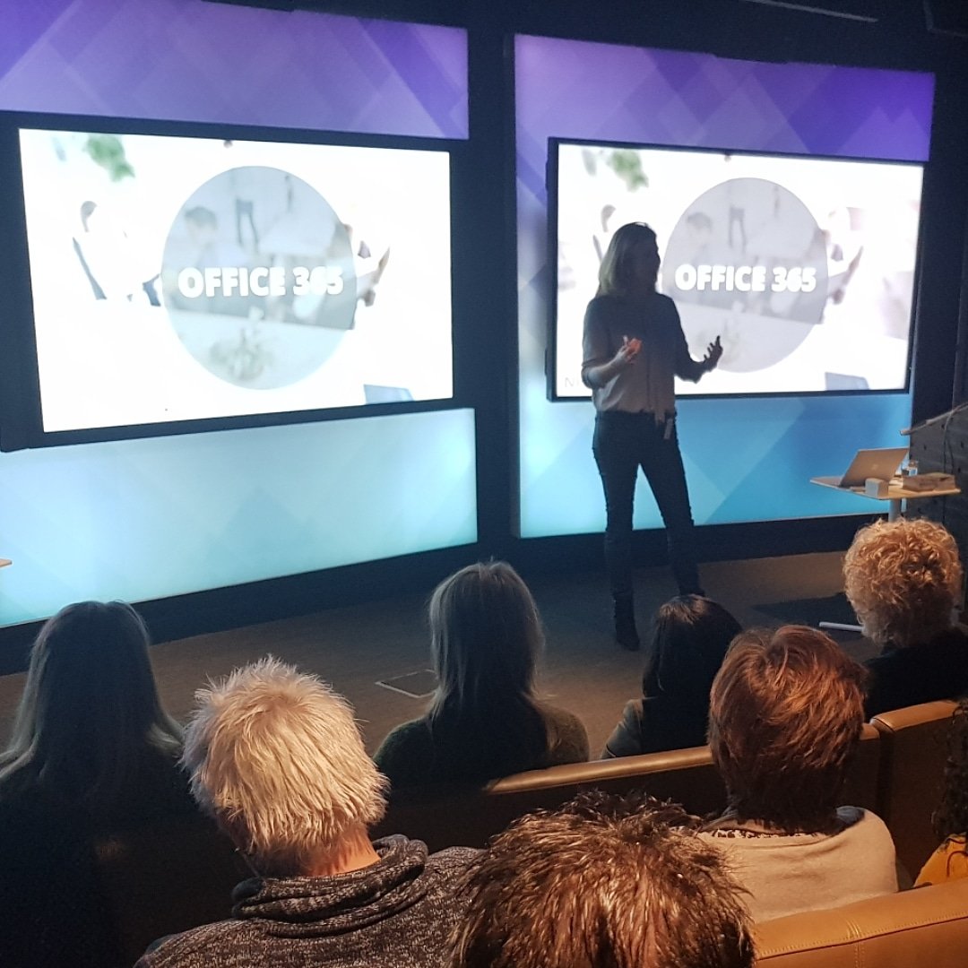 Wát een leuke enthousiaste  groep personal #assistants! Ik gaf bij Microsoft een inspiratiesessie over het effectief inzetten van #Office365 voor assistants.