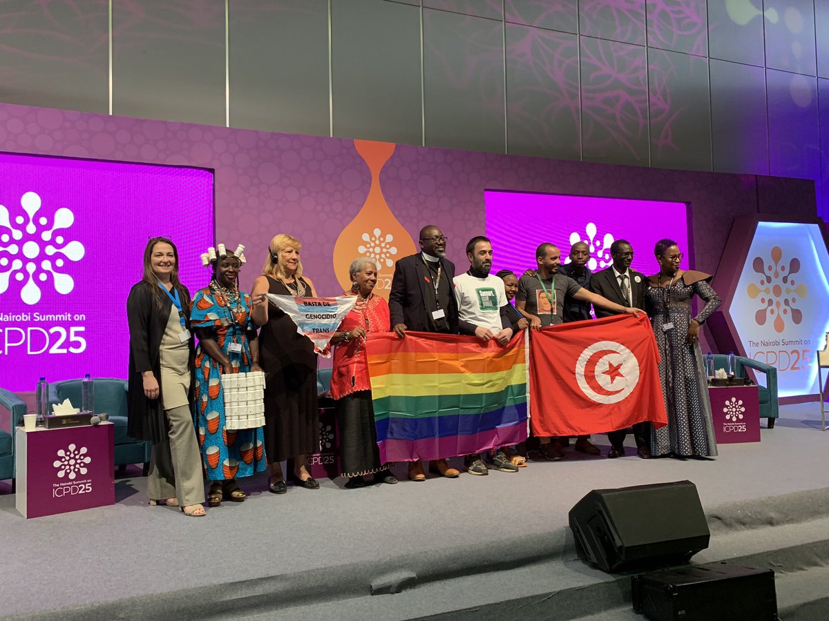 ShannonHader's tweet photo. ALL TOGETHER NOW:  honored to close out #NairobiSummit with a panel of champions from so many regions and different personal stories...#PowerofInclusion #powerofIntersectionality #EndAIDS https://t.co/zIFGyix5cv