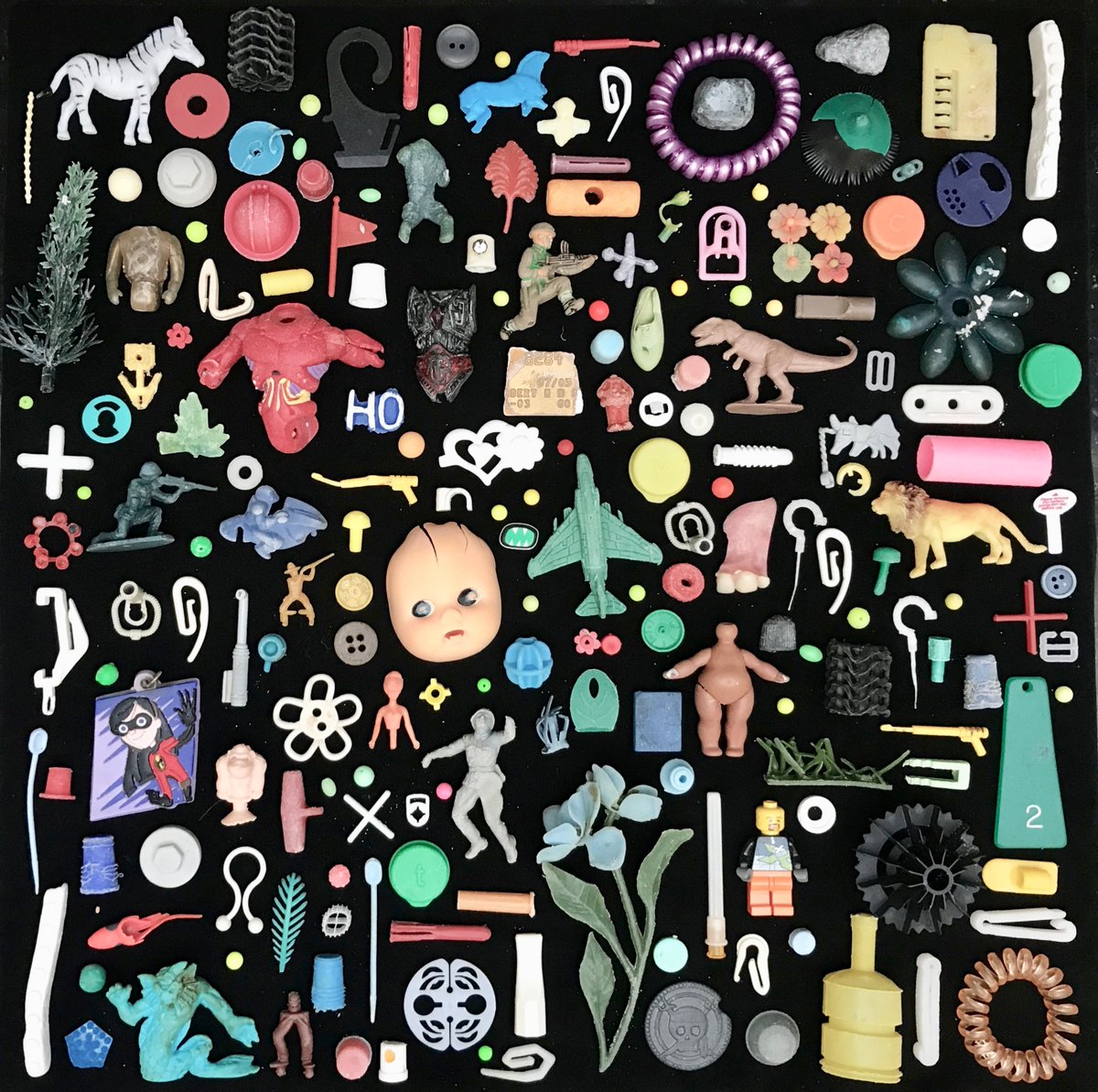 Where are all your childhood toys - are they still out there, somewhere? Some of the plastic toys we find are over 60 years old. All these were found on Cornish beaches.

#plasticarchaeology #Anthropocene #PlasticAge #oceanplastic
