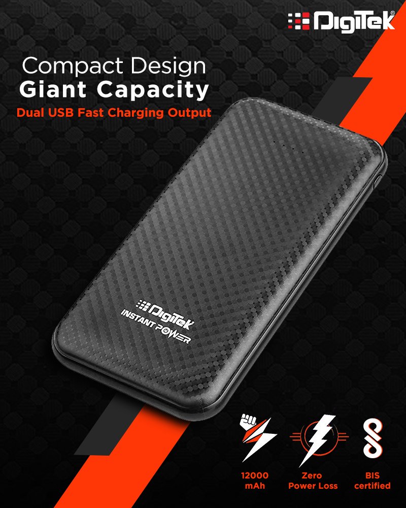 DigitekOfficial's tweet photo. Mini but mighty essential to power your devices. Shop 12000 mAh dual USB fast charging power bank: https://t.co/MvYIbvIGzx

#PowerBank #FastCharging #DualUSB #Gadget #SaturdayMotivation #SaturdayVibes #traveler #travelcharger #powerful #instantpower #Digitek #powerbank https://t.co/3lGfbVxgfy