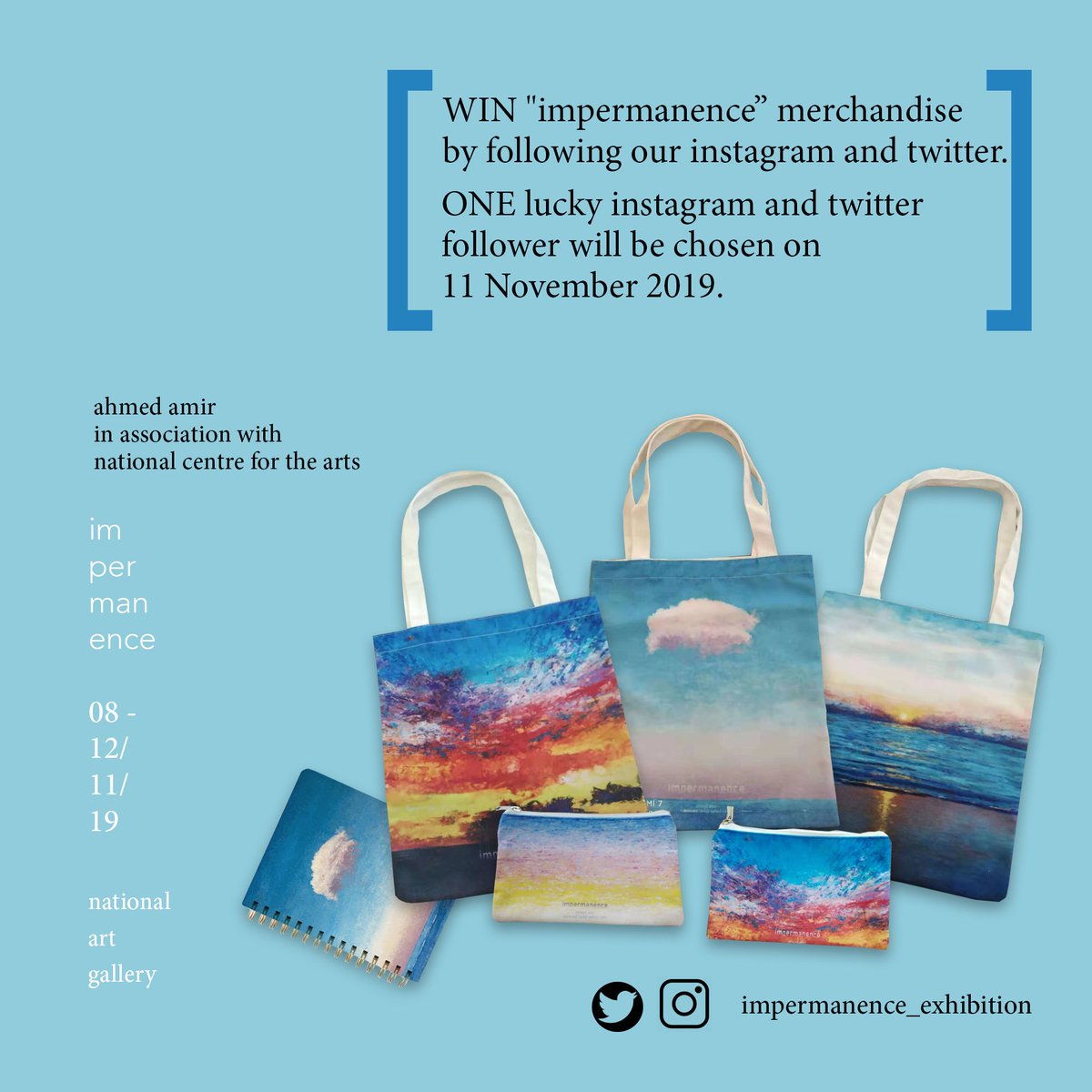 Hi <a href="/AfshanLatheef/">Afshan Latheef 🎈</a> you are the winner of impermanence merchandise package from our Twitter followers.  Pls DM contact details so we can deliver.  Congratulations.