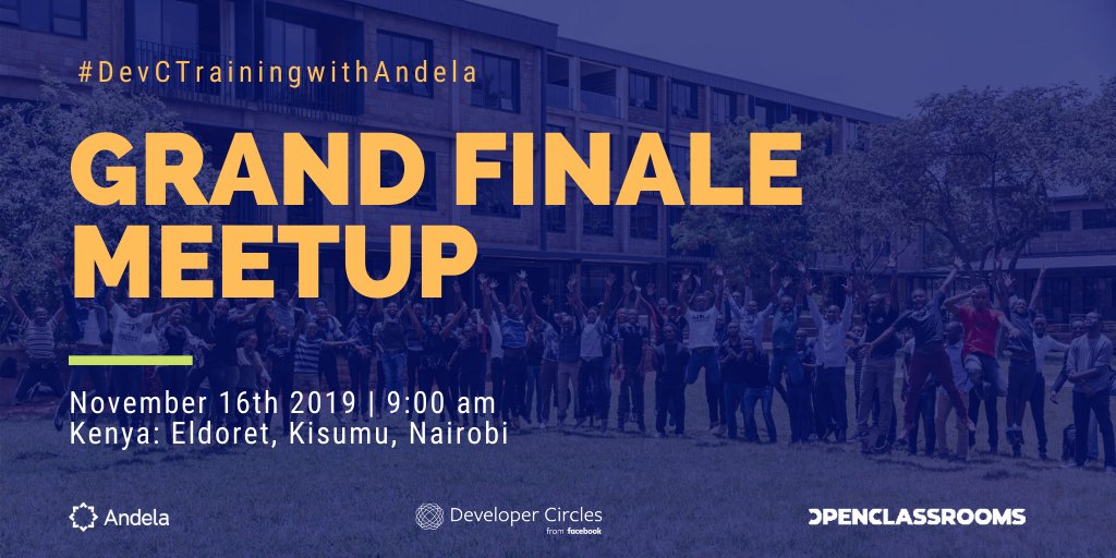 KamashStivec's tweet image. Grand Finale
Was great for 3 month training
#DevCTrainingwithAndela