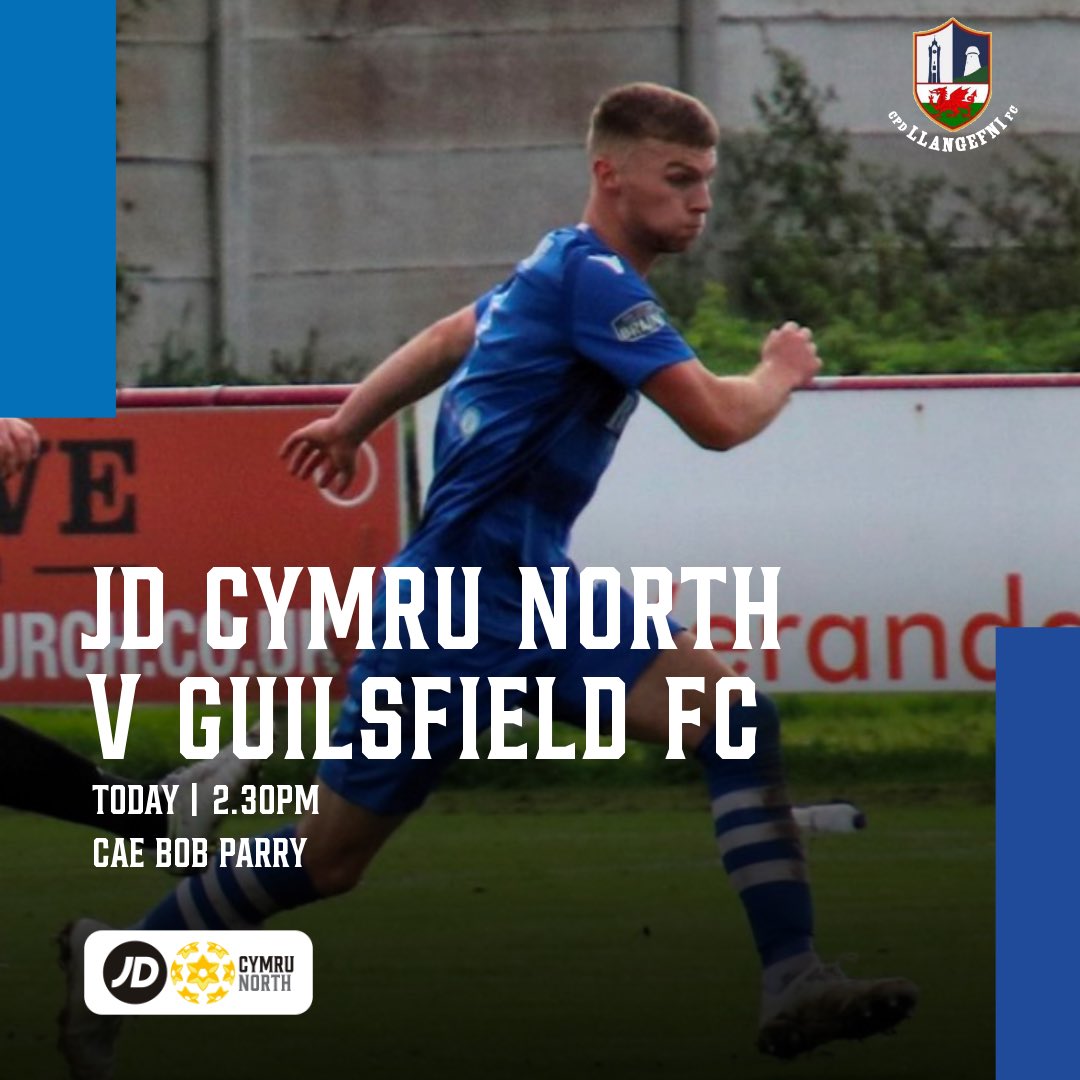 LlangefniTownFC's tweet photo. ⚽️Match Day⚽️
🆚 @GUILS1957 
🏆 #JDCymruNorth 
🏟 Cae Bob Parry
⏰ 2.30pm
💰 Adults £5 | Concession £3 | Under 16s £1
#cmonthetown #cpdllangefnifc #yourlocalteam @BullHotel1 @DeanJones_ @NorthWalesChron @JonesiPelDroed @AngleseyScMedia https://t.co/X6XcKWrZVr