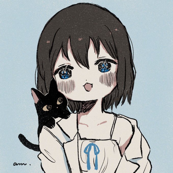 「黒猫 青い眼」のTwitter画像/イラスト(新着)｜18ページ目