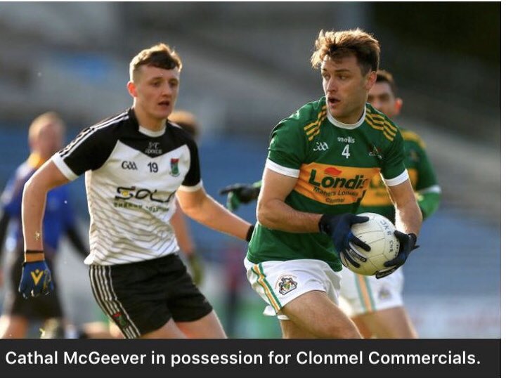 Heard a stat today that Clonmel Commercials haven’t conceded a goal in this year’s championship when <a href="/cathalmcgeever/">cathal mc  geever</a> has been on the pitch.