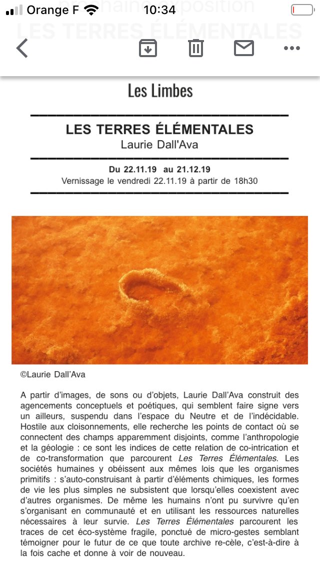 ava_laurie's tweet photo. SOON aux LIMBES à St Étienne 
l’exposition LES TERRES ELEMENTALES 🔥 https://t.co/s0j53yLWxa