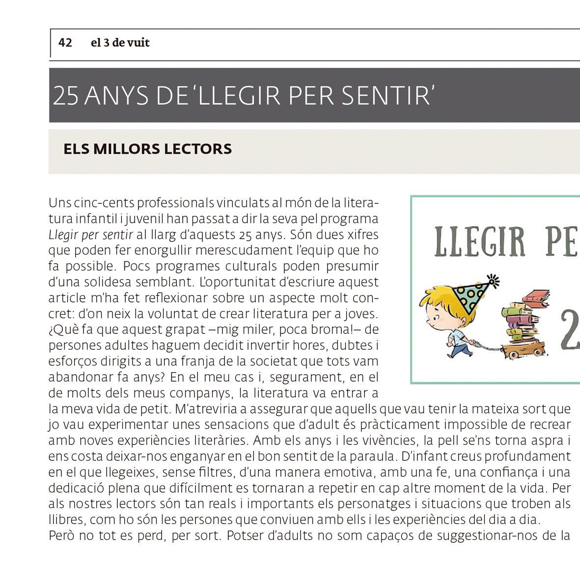ElsMarquesets's tweet photo. Per què escrivim LIJ? #lij #relfexions #article #eltresdevuit #literaturainfantil #literaturajuvenil #literaturainfantilijuvenil #elsmillorslectors https://t.co/mkZ1KG5JLU