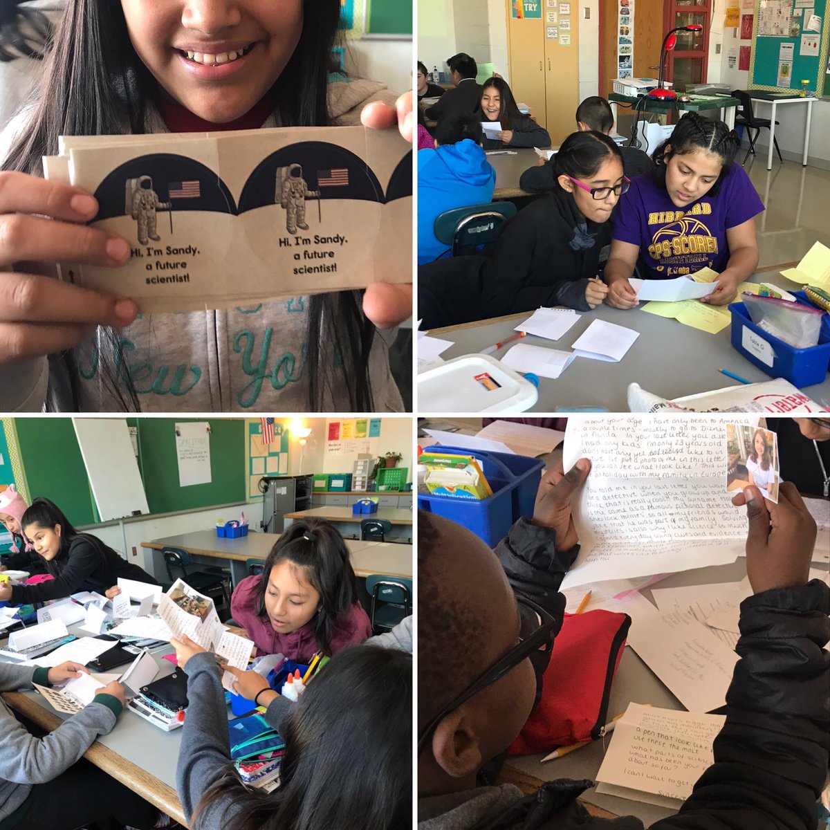 MsHeneghansRoom's tweet photo. We have SUCH amazing pen pals this year! Letter opening day was such a blast🎉 and everyone was so excited to write back! 💌 @LettersPreSci #LetterOpeningParty https://t.co/luPtnmh8nY