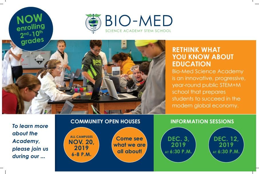 msalang's tweet photo. This Wednesday! Stop in during our community open house at all three of our campuses!  Students will be sharing projects and celebrating their learning. #makerspace #STEM #ourBMSA https://t.co/Aj9j41VE5F