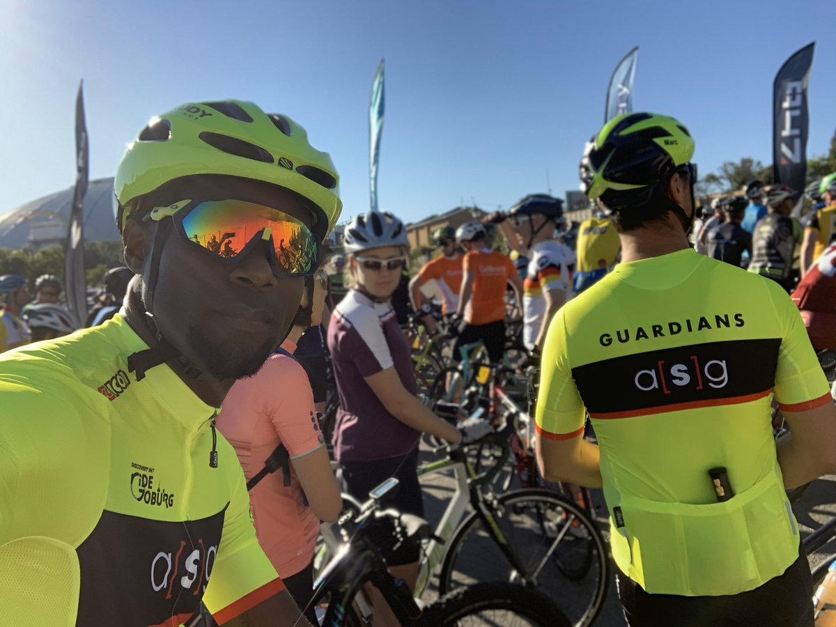 the_voicen's tweet photo. Earlier this morning loosening the legs π¦΅π΄ββοΈπ΄ββοΈ#TwitterRide #ridejoburg #asguardians. Lets Meet tomorrow at the start or along the route or at finish line @947RideJoburg @Discovery_SA @asgrsa. Good luck to all the riders. https://t.co/cmDDUNbA14