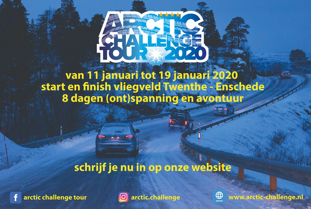 Schrijf je nu in voor de Arctic Challenge Tour 2020 en beleef de tocht van je leven! De Arctic Challenge Tour is een rit van duizenden kilometers naar het prachtige hoge Noorden van Scandinavië. ❄️