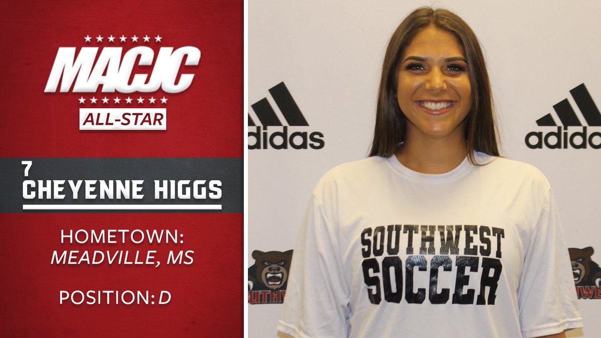 Representing <a href="/swbearsoccer/">Bearsoccer</a> in today’s MACJC All-Star match, Cheyenne Higgs...#RTS