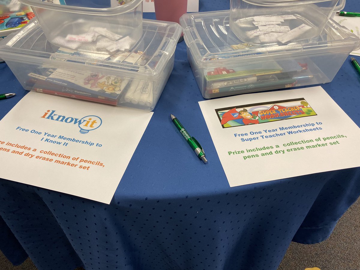 The raffle choices at <a href="/edcampflagler/">EdCamp Flagler</a> are amazing! Look at the prizes getting lots of raffle tickets... <a href="/SuperTeacherWks/">SuperTeacherWorksheets</a> and <a href="/iknowit_com/">I Know It</a> Thank you for your support!