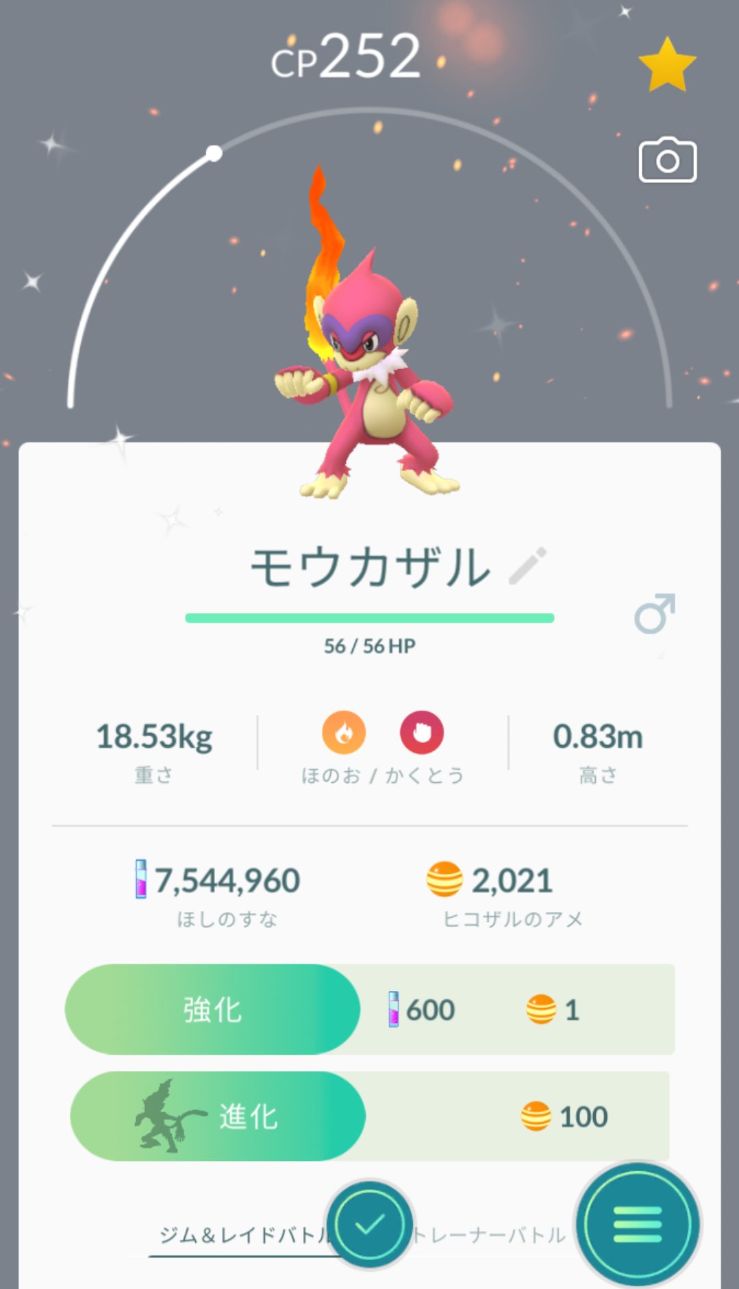 かっちゃん ８ ８gofest横浜 Auf Twitter 今日ポケモンｇｏでゲットした色違いポケモンその２ ３ 今日新しくゲットしたポケモンその２ 色 モウカザル ２ 色 ゴウカザル 色ヒコザル 色モウカザル を進化させてゲットしました ゴウカザル