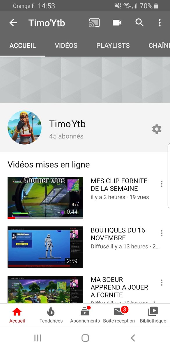 TimoYtb's tweet photo. Nouvelle vidéo 
#Fortnite  #YouTube https://t.co/EJ8mW7mjo3