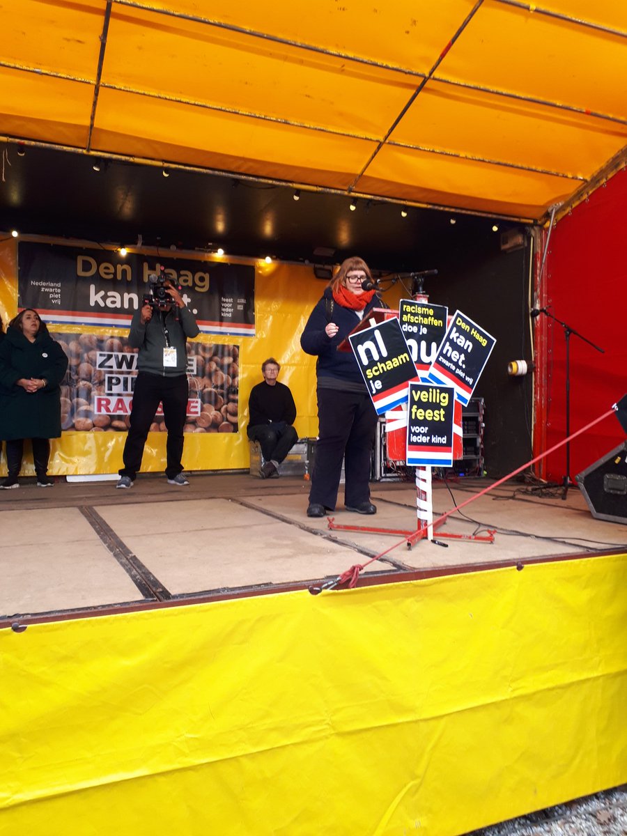 Columniste Asha ten Broeke: ,,ik hoorde dat een groep van 300 hooligans richting Den Haag trekken momenteel''