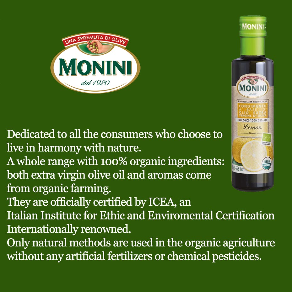 MONINI LEMON ORGANIC FLAVORED EXTRA VIRGIN OLIVE OIL.
BUY NOW: store.monini.us/organic-lemon-…